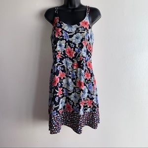Vintage Mixed Print Patchwork Summer Dress